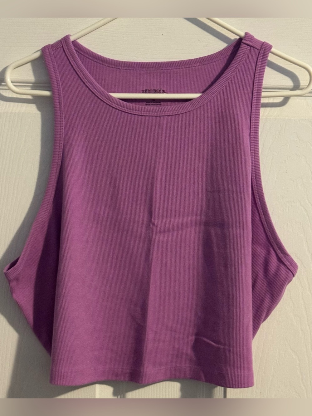 Wild Fable Snug Crop Tank 3X Purple Lavender